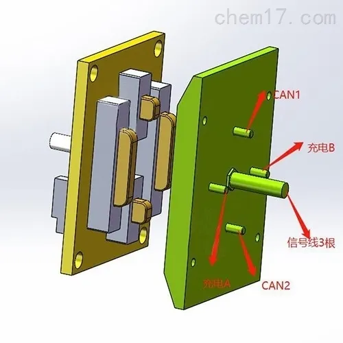 带通讯带激光对射刷板刷块